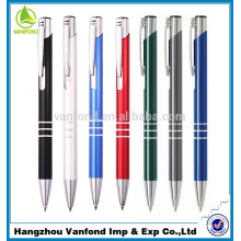 Pen factory direct hot selling promotional metal ball pen with rings